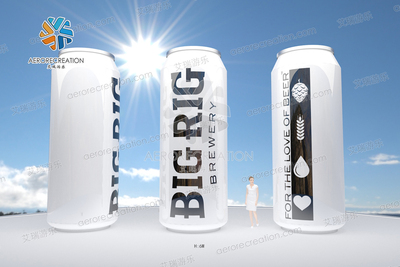 BIG RIG 啤酒易拉罐 